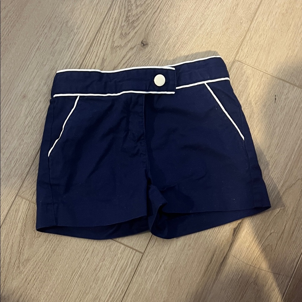 Navy Blue Girls Shorts